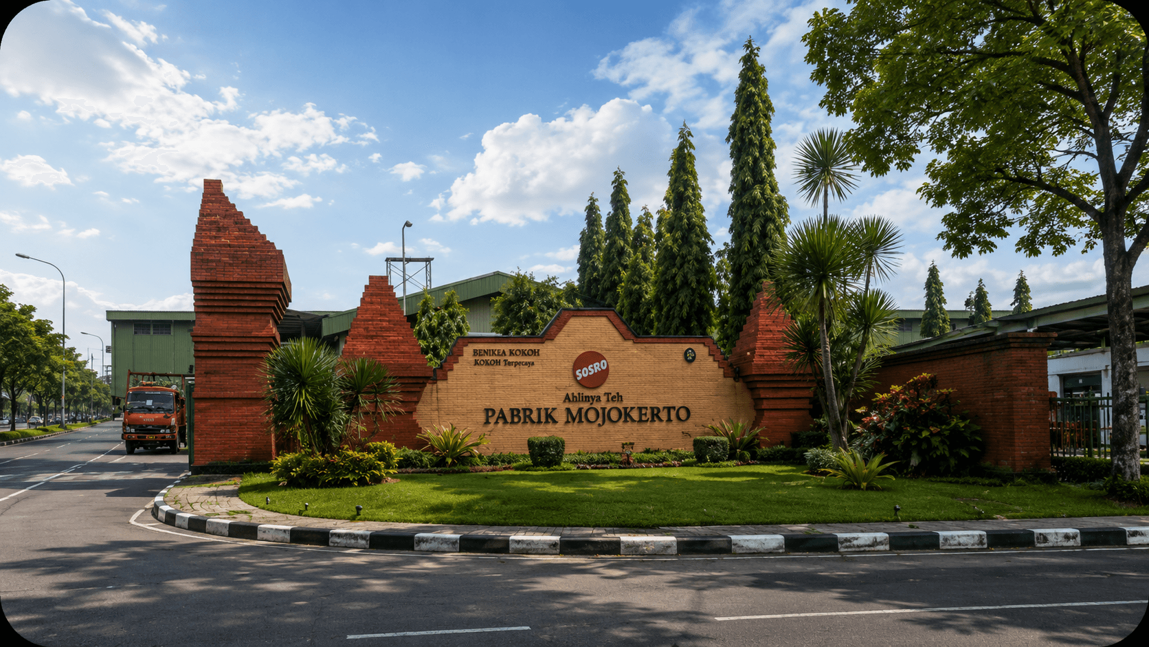 Pabrik PT. Sinar Sosro, Mojokerto, Jawa Timur